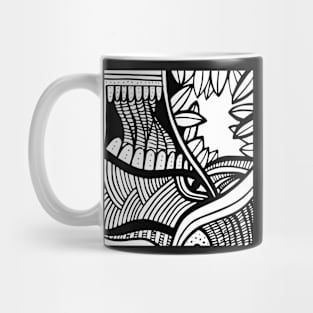 abstract ink design Mug